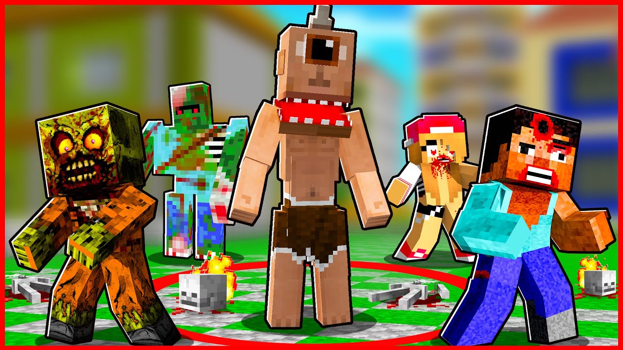 ZOMBİ ÇETESİ TEPEGÖZÜ KORUYOR! 😱 - Minecraft