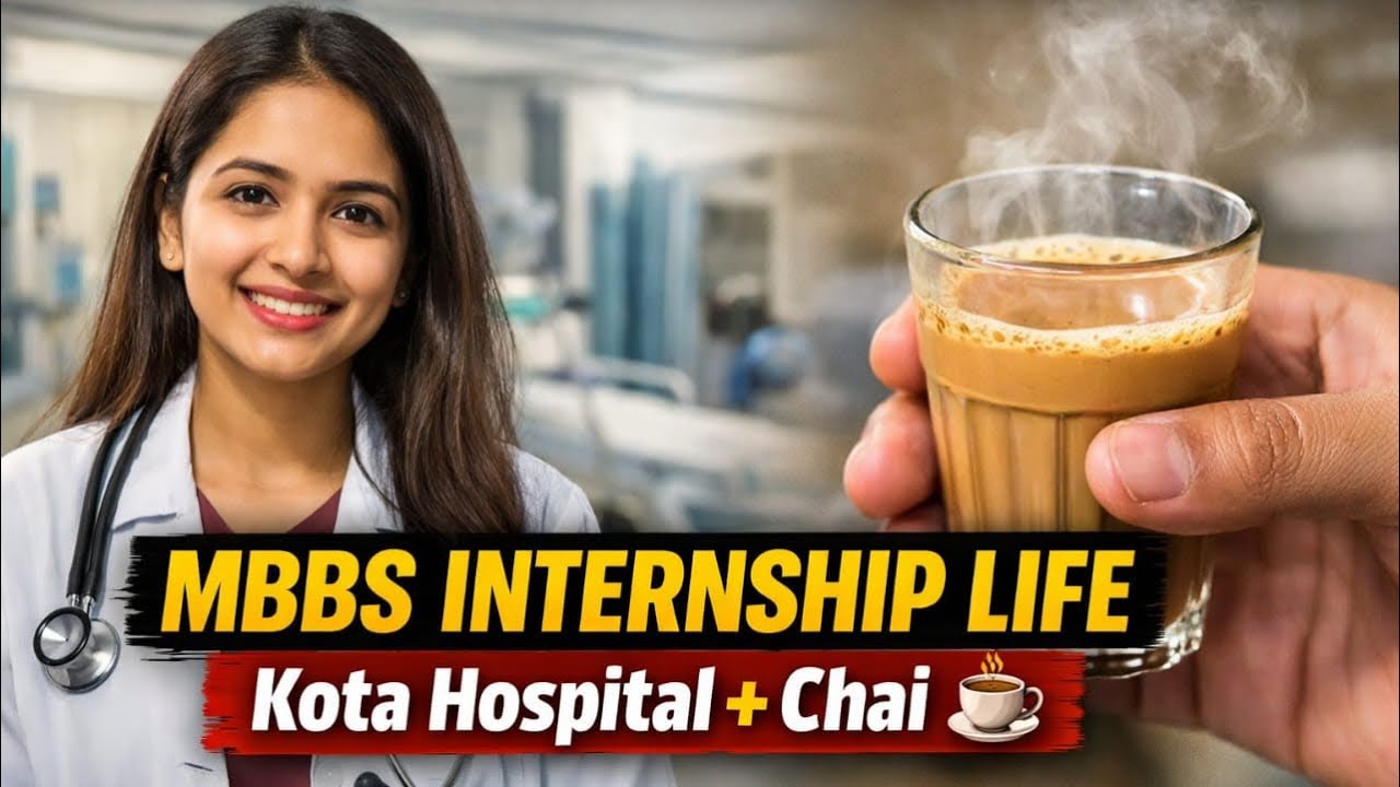 MBBS Internship Life In Kota || Hospital Duty, Chai ☕️ with friends & Evening Ride 🏍 