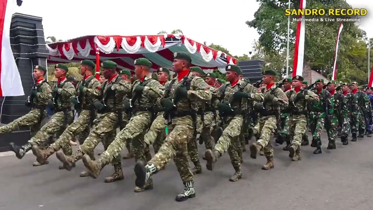 Parade Defile memperingati HUT RI ke 78 Kabupaten Karanganyar tahun 2023