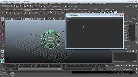 1.6 Введение в MEL в Maya. Использование command line и command shell. Курс "Создание скриптов MEL"