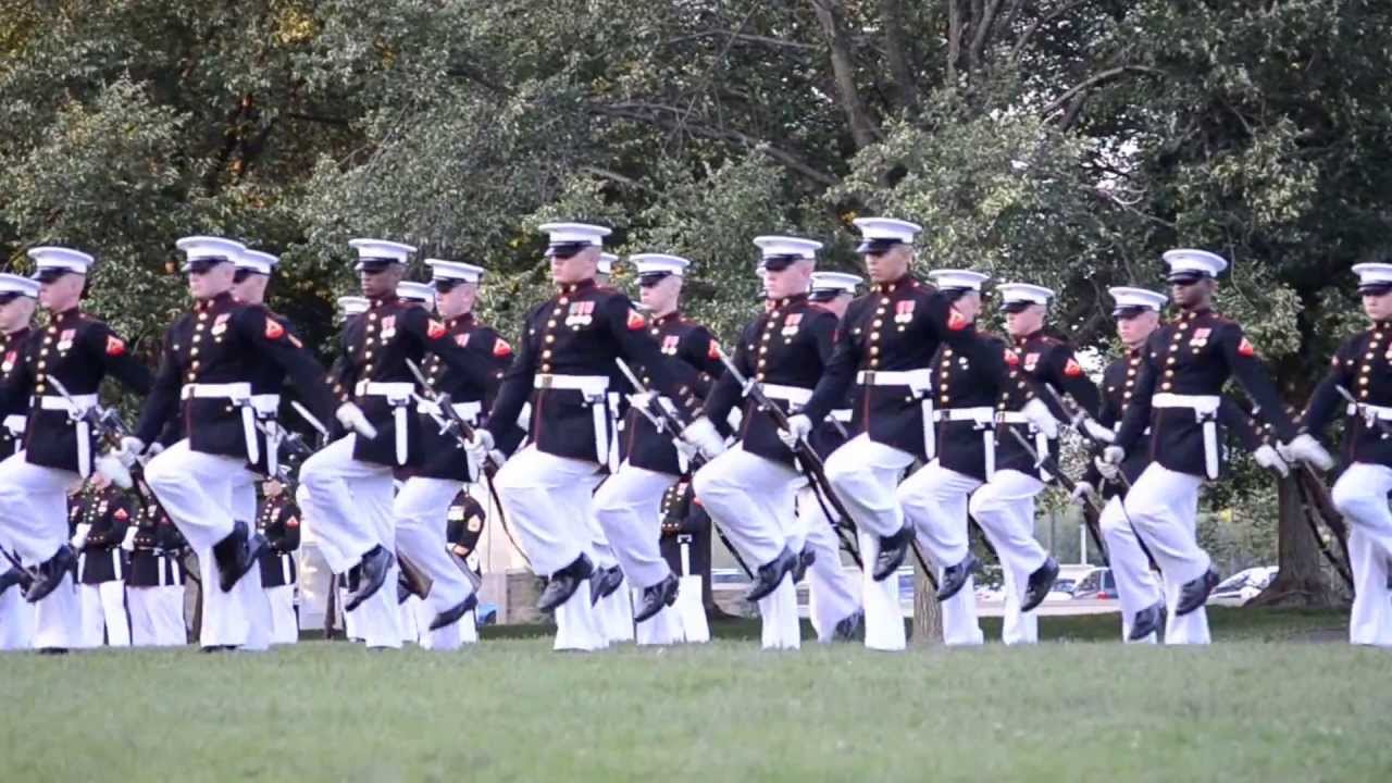 United States Marine Corps Silent Drill Team YouTube