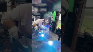 Make sure you practice your starts and stops #welding #mig
