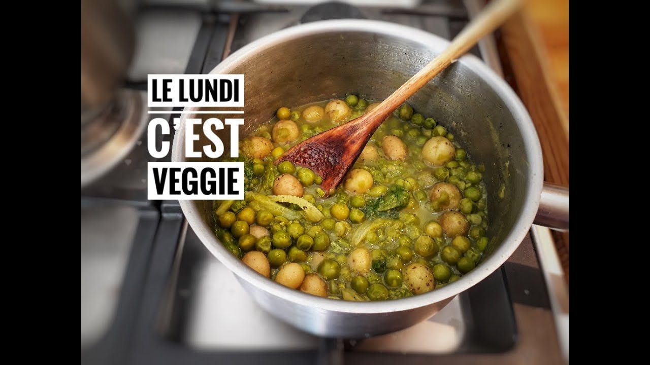 PETITS POIS FRAIS À LA FRANÇAISE EN MODE VEGGIE
