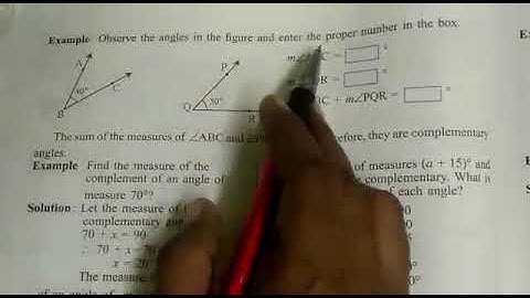 Mathematics STD 7 Chapter 4 Angles and pair of Angles Part 4 (Maharashtra Board)