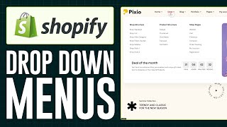 How To Create Drop Down Mega Menu On Shopify (Multi-Level Header Menus) by Tech Express 46 views 8 days ago 7 minutes, 19 seconds