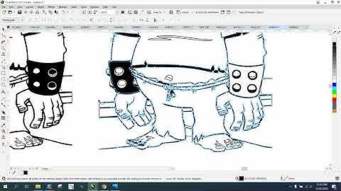 Corel Draw Tips & Tricks turn a Cartoon in to line art