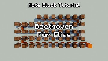 Beethoven - Fur Elise - Minecraft Note Block Tutorial