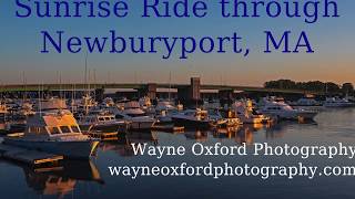 Watch the sun come up while riding around Newburyport, MA. 4k 60fp