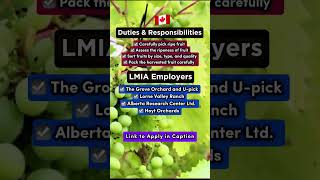 Apply canadacareersite.com/lmiajobscanada?search=harvest+fruit