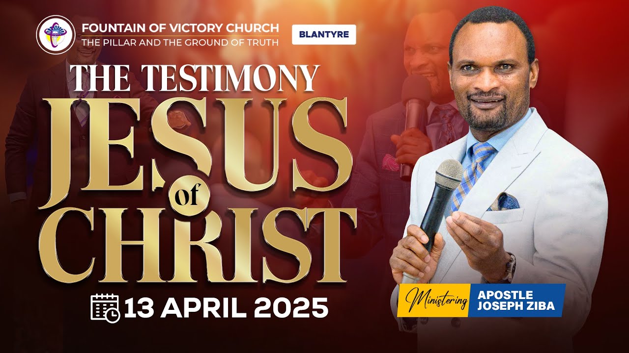 SUNDAY MORNING SERVICE LIVE 13.04.2025 | THE TESTIMONY OF JESUS