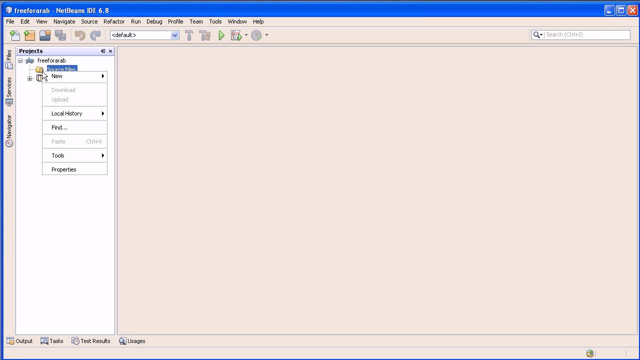 Netbeans شرح استخدام برنامج - YouTube