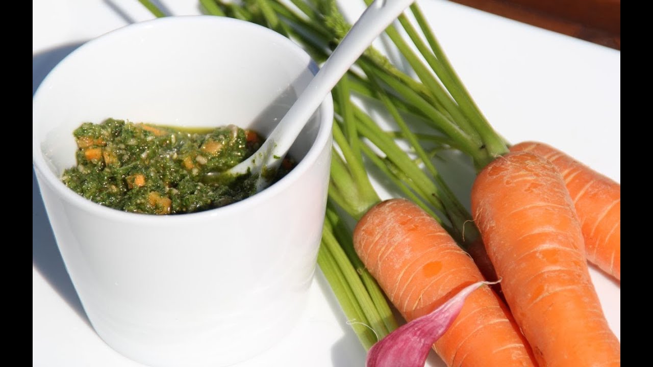 Möhren-Pesto Rezept -  Der Bio Koch #505