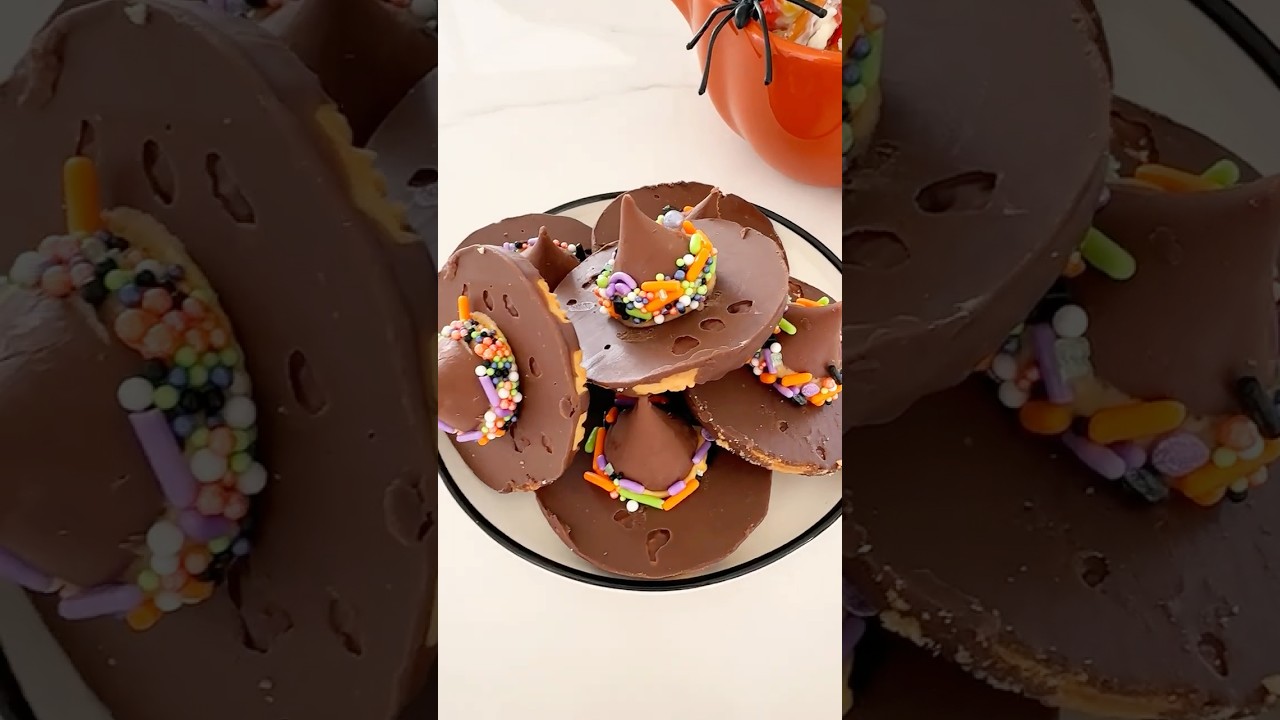 Easy Witch Hat Cookies for Halloween 