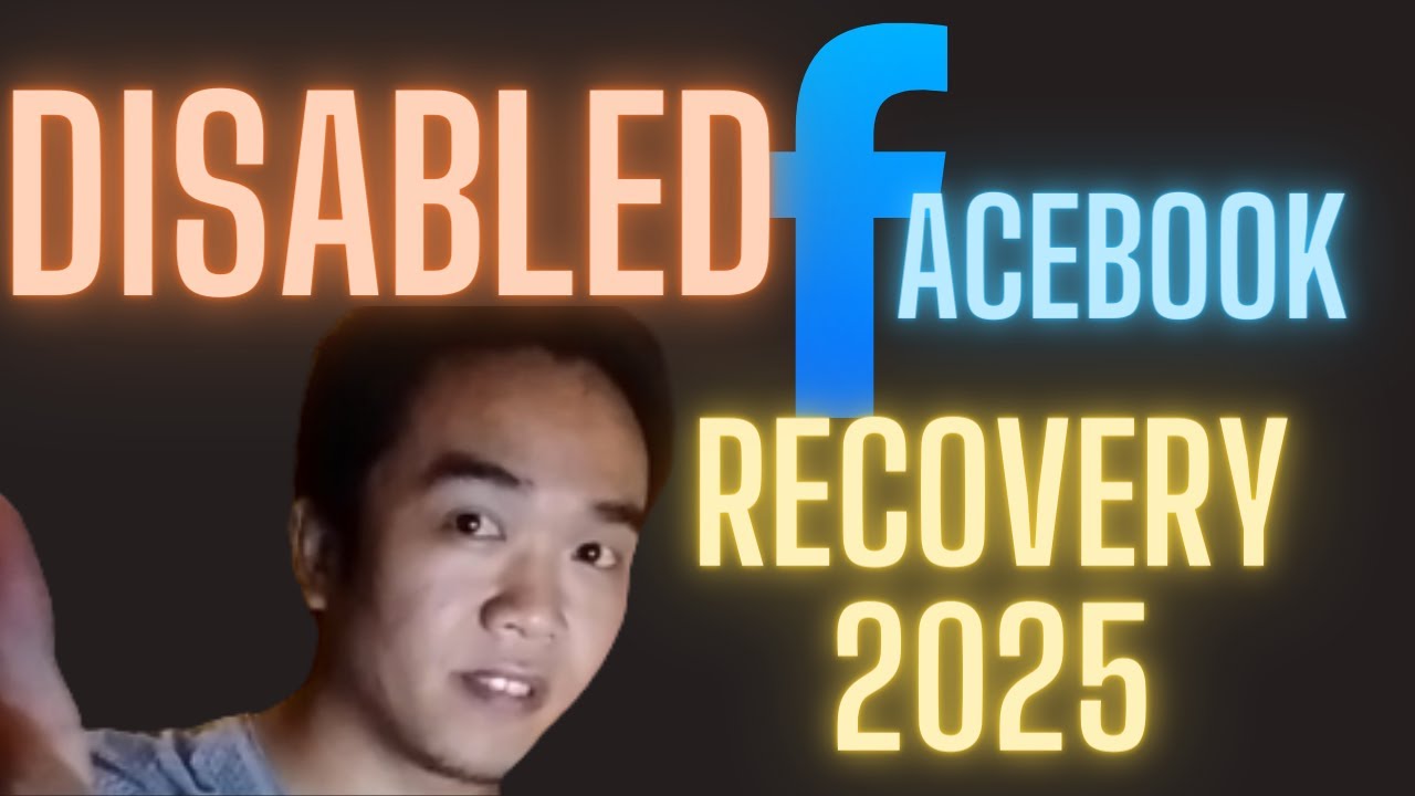 HOW TO RECOVER FACEBOOK DISABLED or SUSPENDED ACCOUNT 2025