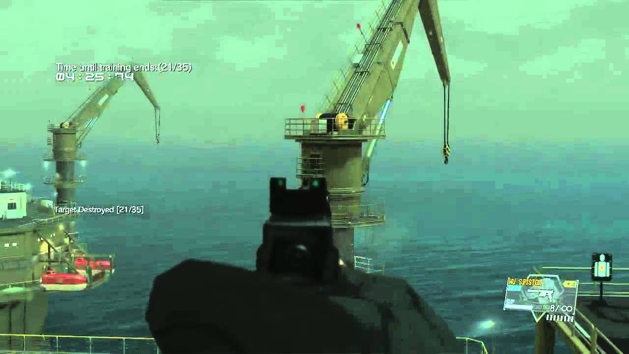 MGS:V Target Practice Side Operation: Base Development Platform - YouTube