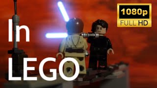 LEGO Revenge Of The Sith | Anakin VS Obi Wan Recreation Part 1