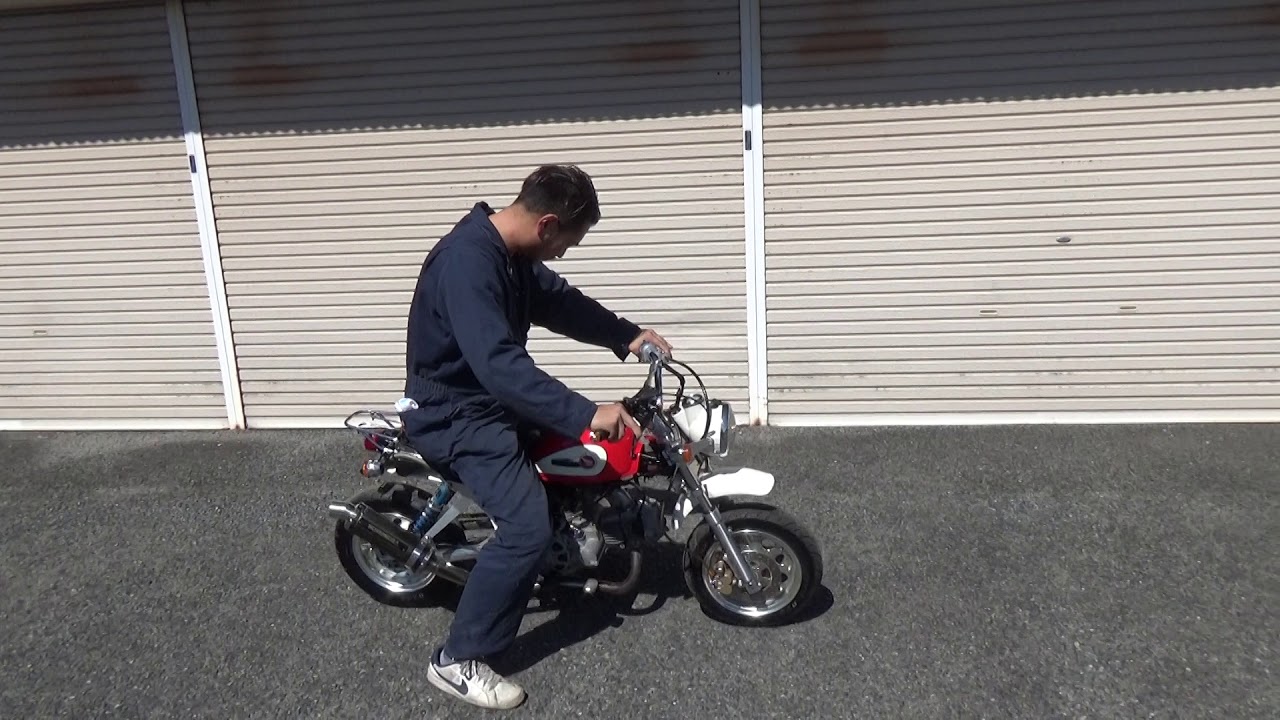 AB27 フルカスタムモンキー 始動・試走動画！ - YouTube