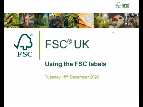 FSC UK FSC Labels Webinar