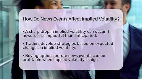 How Do News Events Affect Implied Volatility? - Stock and Options Playbook
