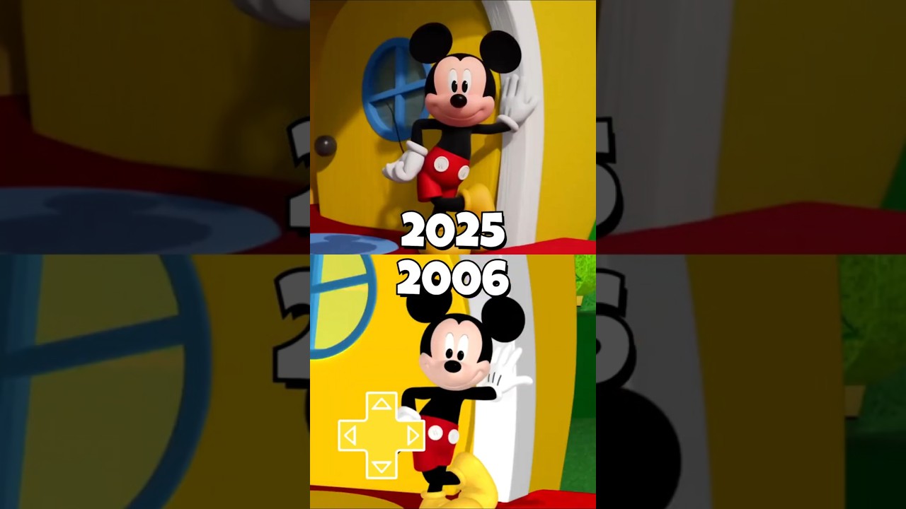 Mickey Mouse Clubhouse 2025 Vs 2006