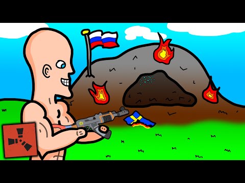 STEALING a STACKED Cave base raid with GRUB GEAR - Rust Ep 3