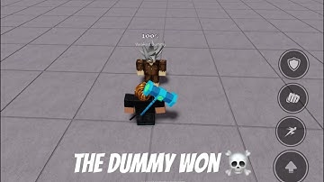 Rock Paper Scissors With The Dummy In strongest Battlegrounds