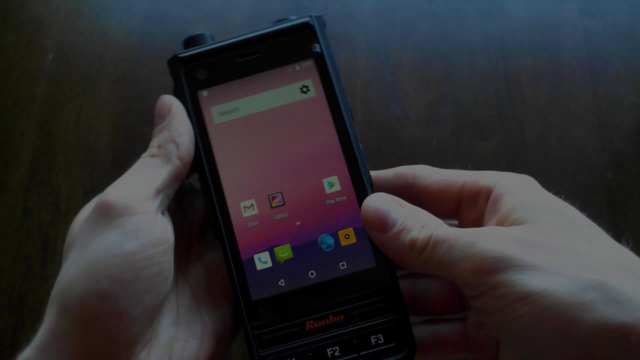 Runbo E81 The New Ultra Rugged Walkie Talkie Smartphone - YouTube
