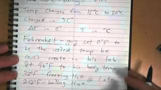 Thermodynamics - Temperature Scales