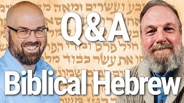 Q&A: Biblical Hebrew Course Online. Teacher Frank Hartmann answers all questions Hebrew!