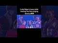 Lady Gaga Emotional After Fans Sing Shallow To Her Shorts Shallow LadyGaga Viral Lady Gaga Emotional After Fans Sing Shallow To Her Shorts Shallow LadyGaga Viral