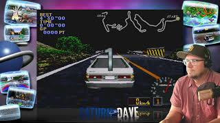 Initial D (Sega Saturn 1998) - Casual Time Attack - Akina