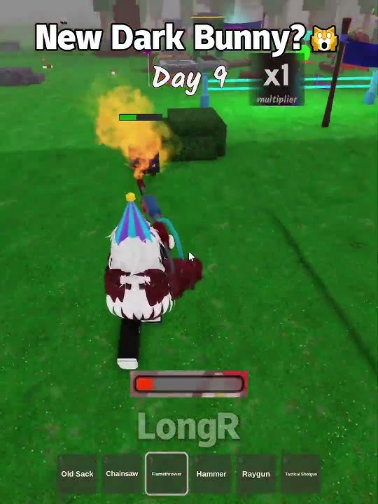 New Dark Bunny?🙀 #roblox #99nightintheforest #longr #usa