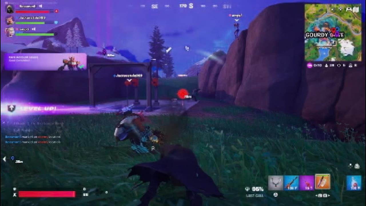 James wins at fortnite