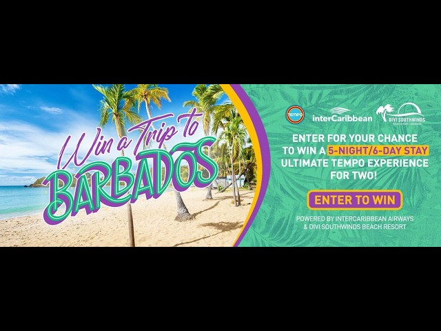 Need an Island Escape? 🇧🇧 | Win a TEMPO Trip to Barbados! 🇧🇧