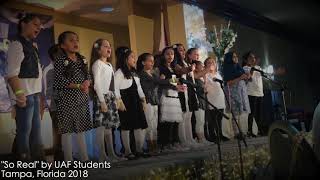 UAF Students Singing So Real Tampa, Florida @RaefMusic