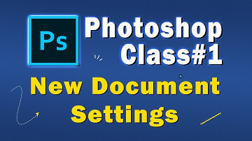 Photoshop tutorial 1 | New Document settings in Photoshop CC2021 | Print Design vs Screen Design