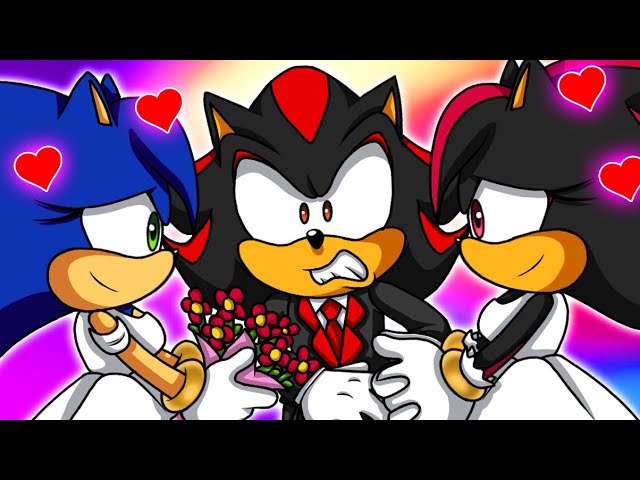 SONICA & SHADINA KISS SHADOW! [Sonic Comic Dub] 
