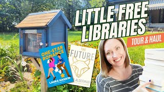 Visiting Every Little Free Library I Could Find! Massive Book Haul