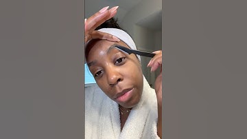 this is how I shave my brows at home | beginner friendly brow routine | #eyebrows #shaving #diy