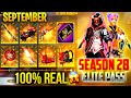 SEPTEMBER ELITE PASS SEASON 28 FREE FIRE || PRG GAMERS