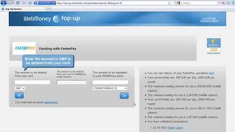 WebMoney News  Funding WMZ WME