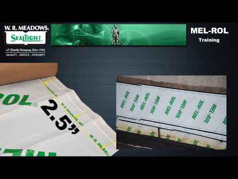 MEL-ROL Video - Rolled, Self-Adhering Waterproofing Membrane