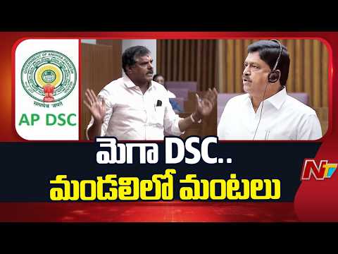 DSC Debate Sparks Chaos in AP Council for Second Day | NTV Telugu - NTVTELUGU