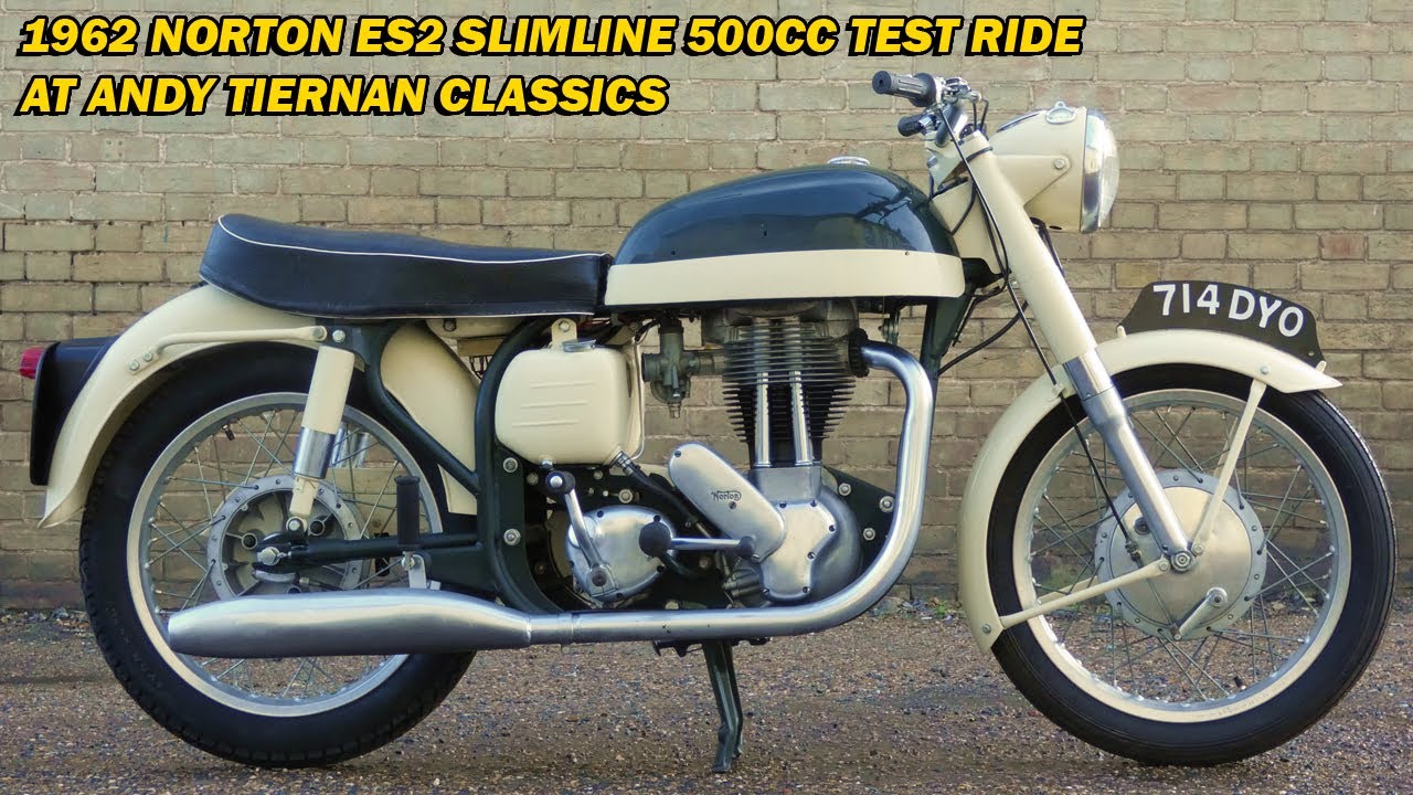 Мотоцикл Norton ES2 Slimline 500cc 1962 года выпуска в коллекции Andy Tiernan Classics 