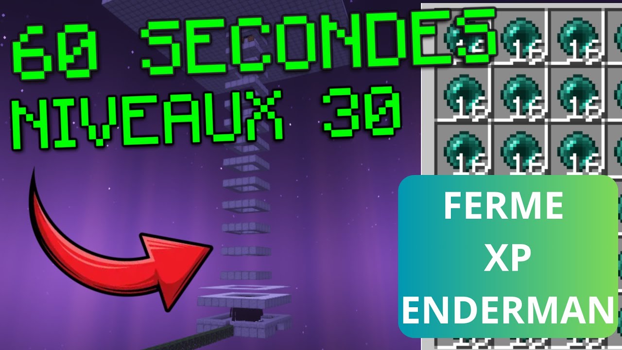 TUTO FERME A XP ET ENDERMAN AUTO SUR MINECRAFT 1.21 [FR] - YouTube