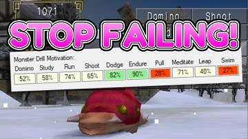 How to stop your monster from failing drills - Monster Rancher 2DX