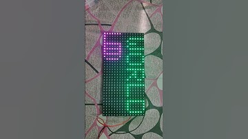 P10 RGB Matrix Set Text via Esp8266 Web Interface.