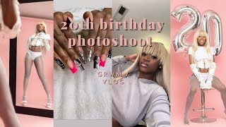 20th birthday photoshoot Vlog|Grwm