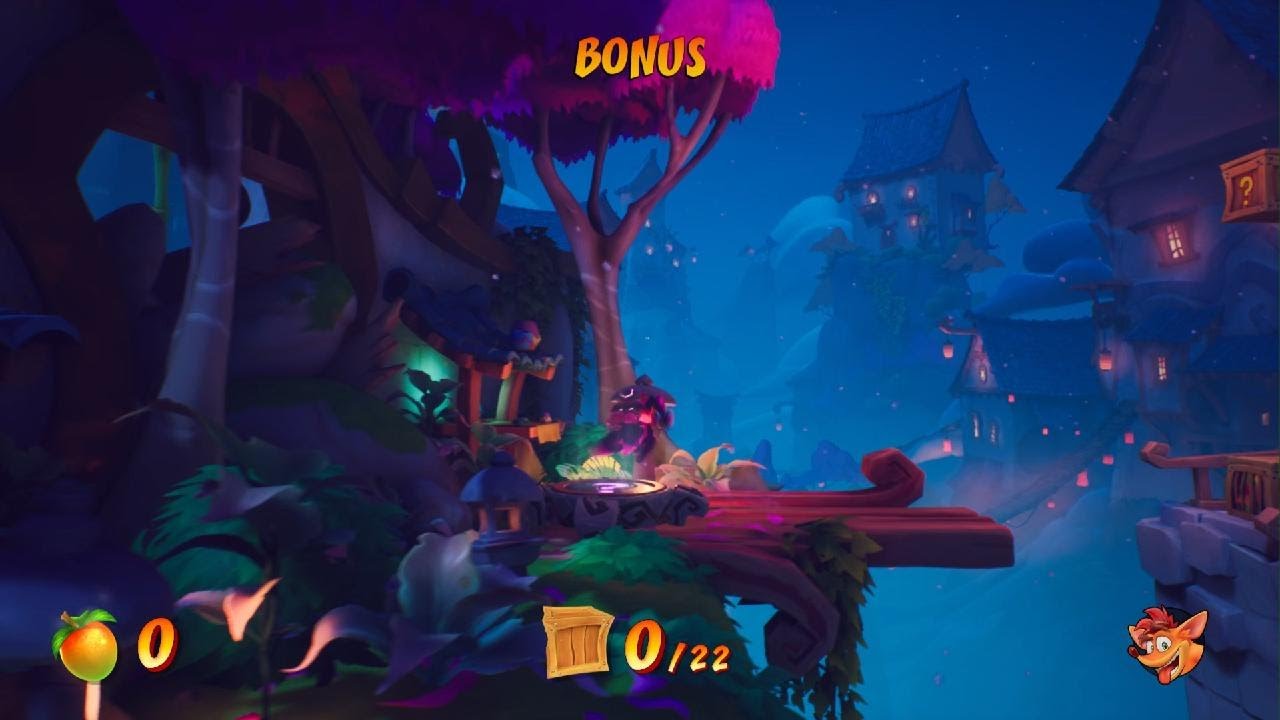 Crash Bandicoot 4 Tranquillity Falls bonus YouTube