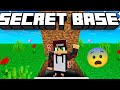 I MADE SECRET BASE 😱 IN MINECRAFT 